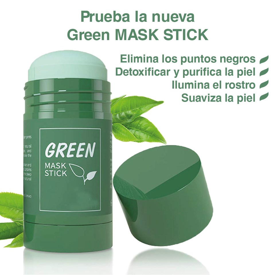 Novedosa Mascarilla de Limpieza Facial Verde